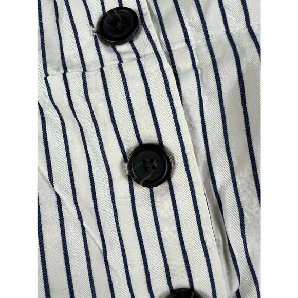 Who What Wear Button Up Striped Strapless Dress size Small - Picture 10 of 14